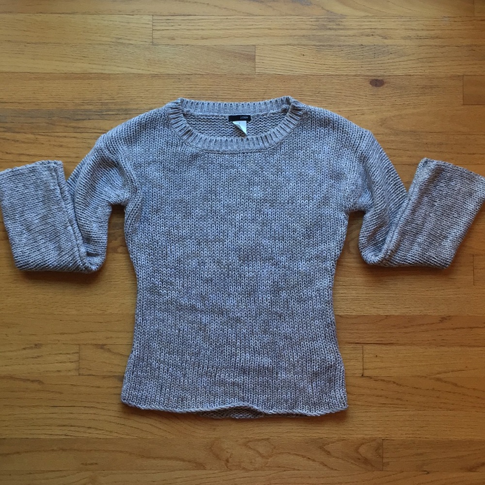 Lovely J. Crew 100% cotton long sleeve sweater